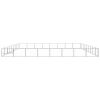 Dog Kennel Silver 775 ft¬≤ Steel