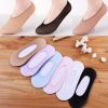 1 Pair Women Invisible Footsies Shoe Liner Trainer Ballerina Boat Socks Ladies Thin Sock Slippers Candy Color One Size